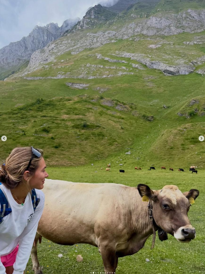 Pawsport Concierge founder hiking in the mountains during her travels across 50 countries